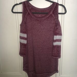 Cold Shoulder Shirt 🛍